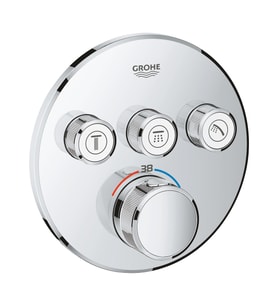 Grohtherm Smartcontrol Ankastre Banyo Bataryası Yuvarlak.3çıkışlı(Sıvaaltı Hariç)