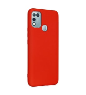 İnfinix Hot 10 Play Kılıf Nano İçi Kadife  - Kırmızı