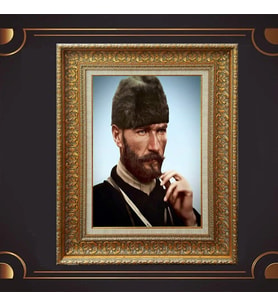 ÖZEL SERİ ALTIN VARAKLI ATATÜRK TABLO S980