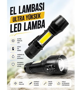 HS-41 EL LAMBASI Ultra Yüksek Led Lamba