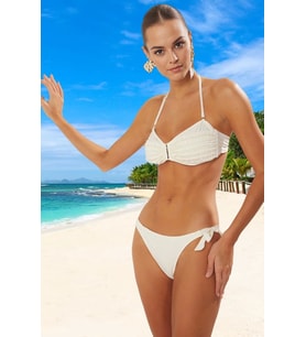 Tasarım Bikini Takımı Plaj Ve Havuz İçin UV Korumalı Klora Dayanıklı Su Sporları