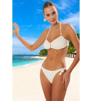 Tasarım Bikini Takımı Plaj Ve Havuz İçin UV Korumalı Klora Dayanıklı Su Sporları