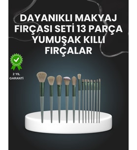 13'lü Fiber Kıllı Yumuşak Makyaj Fırçası Seti Taşınabilir Ve Ergonomik Tasarım