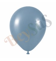 Mavi Cam Renk Lateks Retro Balon (60 cm) - 1 Adet