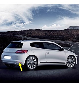 VW Scirocco 2009-2014 Standart Arka Tampon Sağ Reflektör 1K8945106