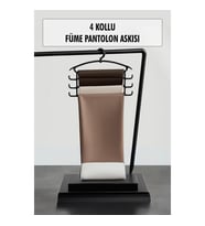 Füme Pantolon Askısı & Dolap Düzenleyici Askı