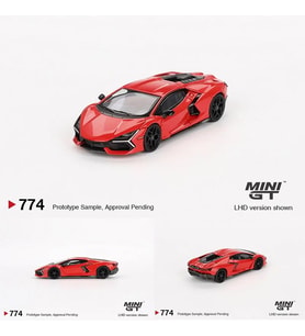 Mini GT 774 Lamborghini Revuelto Arancio Dac Lucido 1/64 Model Araba (Kırmızı)