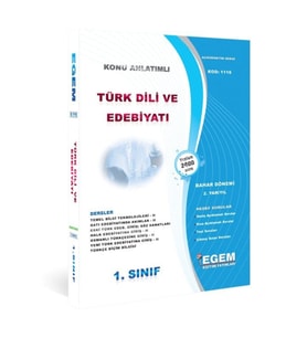 Egem Eğitim Yayınları (aöf) Türk Dili Ve Edebiyatı 1.sınıf 2.dön. "bahar" (Çok Renkli)