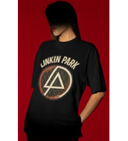 Tasarım Linkin Park Rock Metal Müzik Grubu Baskılı Unisex Oversize Tişört