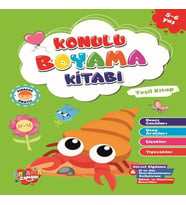 Konulu Boyama - Yeşil (5-6 Yaş)