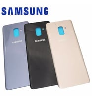 Samsung A730 A8 Plus 2018 Arka Kapak Pil Batarya Kapağı A+Süper Kalite (Mavi)