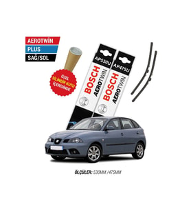 Seat İbiza Silecek Takımı (2006-2009) Bosch Aerotwin Plus