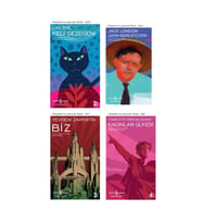 Kedi Gezegeni + John Barleycorn + Biz + Kadınlar Ülkesi- 4 Kitap Set - Iş Bankası Özel Set Kedi Geze