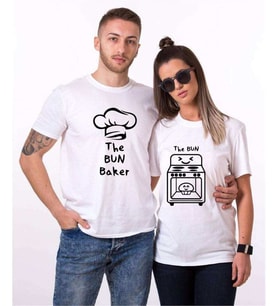 Tshirthane The Bun Baker Sevgili Kombinleri Tshirt Kombini (Tek Ürün Fiyatıdır.)
