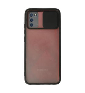 Galaxy A03s Kılıf Palm Buzlu Kamera Sürgülü  - Siyah