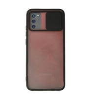 Galaxy A03s Kılıf Palm Buzlu Kamera Sürgülü  - Siyah