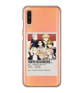 Samsung Galaxy A70 Uyumlu Tokyo Revengers Poster Tasarımlı Şeffaf Telefon Kılıfı