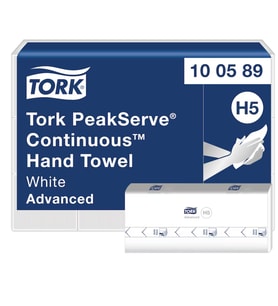 Tork PeakServe Sürekli Kağıt Havlu H5 Beyaz Advanced 3240 Yaprak (100589)