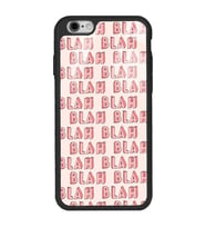 iPhone 6 Uyumlu Blah Blah Tasarımlı Glossy Telefon Kılıfı