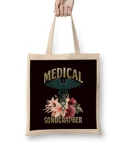 Medical Sonographer Sonography Ultrasound Echography Doctor Bez Çanta Uzun Saplı