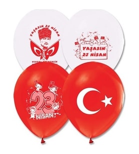 Party Marty 23 Nisan Baskılı Balon 100Lü