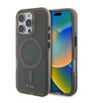 TUMI iPhone 16 Pro Max Kılıf TUMI Orjinal Lisanslı M-safe Şarj Özellikli Airbagli Buzlu Transparan Kapak (Haki)