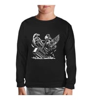 Hammer and the Crows Siyah Çocuk Sweatshirt