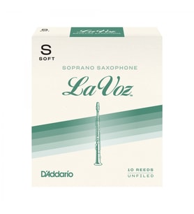 D'Addario RIC10SF La Voz Soprano Saksafon Kamışı Soft Sertlik (Başlangıç) - 10'lu Paket  En Yumuşak Başlangıç Seviyesi ve Hızlı Cevap