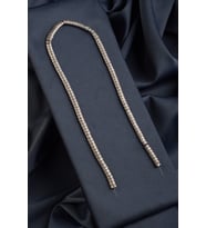Hematit Doğal Taş Mat Titanyum 5x4mm Dizi