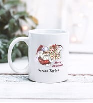 Kişiye Özel Noel Baba Tasarımlı Kupa Bardak (Beyaz)