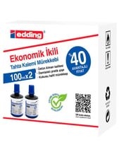 Edding Legamaster Tahta Kalemi Mürekkebi 100 ml. MAVİ x 2'li Kutu 