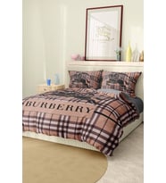 Marcalanya Çift Kişilik Nevresim Takımı Pamuklu Saten Kumaş 6 Parça 3D Dijital Baskı Duvet Cover Set Model.