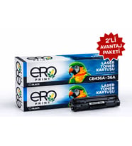 HP CB436A HP LaserJet P1505 Muadil Toner - 2'li Avantaj Paket