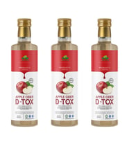 3 Adet Elma Özlü Sirke Prebiyotik Detox Sirkesi 250 ml