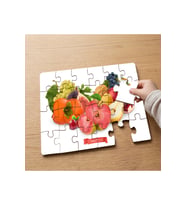 Çeşitli Meyveler Tasarımlı 24 Parça Ahşap Çocuk Puzzle MPK0097