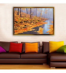 Altın Çerçeveli dekoratif tablo a1338 (Gold)