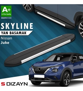 S-Dizayn Nissan Juke 2 Skyline Aluminyum Yan Basamak 173 Cm 2019 Üzeri A+ Kalite
