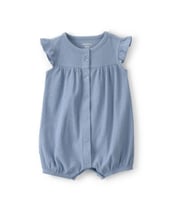 Carter's Kız Bebek Kısa Tulum 1u268110 Mavi