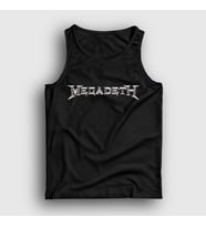 Presmono Unisex Siyah Logo Megadeth Atlet 65737tt
