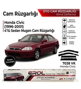 HONDA CİVİC(1996-2001) 4'LÜ SEDAN MUGEN CAM RÜZGARLIĞI