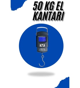 El Kantarı Dijital El Terazisi 50 Kg Kapasiteli Lcd Ekranlı