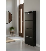 Metal Ayakkabılık 4'lü Kilitli Model