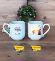 Fransızca Öğretmeni Kupa Bardak Oval Fotoğraflı Öğretmenler Günü Hediyesi