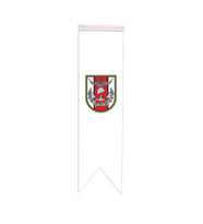 Masa Üstü Kırlangıç TSK Bayrağı - 8x30cm Çift Taraflı Saten Kumaş