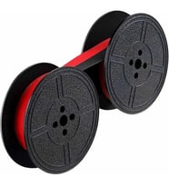 Xplus ® Unıversal Twın Spool Gr.1 Black/red( Kırmızı-Siyah) Muadil Çift Makara Daktilo Şeridi (Çok Renkli)