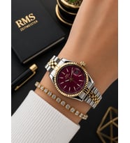 RMS Romanson Vintage Mini Kasa Özel Kordon 2 Yıl Garantili 3 Atm Kadın Kol Saati+Bileklik A2145.413
