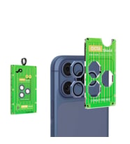 Apple iPhone 17 Pro Max Sekisgen 8gen Tasarım Kamera Lens Koruyucu CL-19 (Lacivert)
