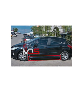 PEUGEOT 308Uyumlu  CUSTOM MARŞPİYEL SAĞ SOL TAKIM FİBERGLASS BOYASIZ