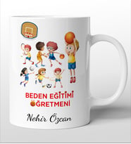 Beden Eğitimi Öğretmenlerine Özel Kişiselleştirilebilir Kupa Bardak. 4