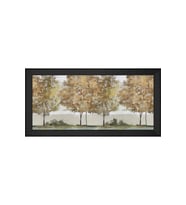 Soyut Şekiller Motifli Kanvas Tablo 50 x 70 cm Siyah Çerçeve